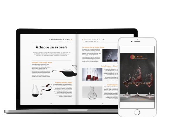 Le guide pratique sur l'aération des vins, 88 pages