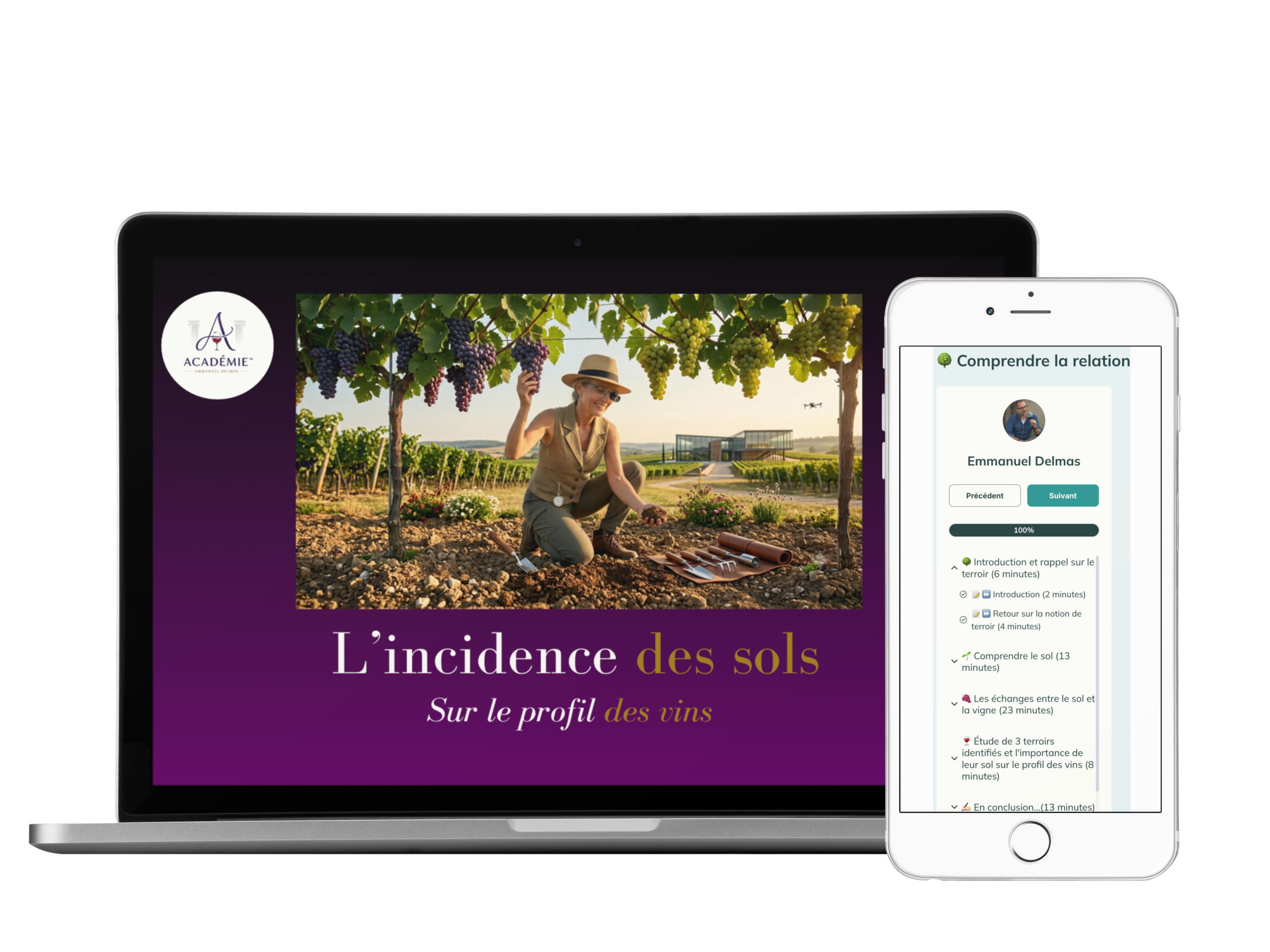 L'Académie du Vin permet de Devenir expert en vins avec l'Académie du vin Emmanuel Delmas