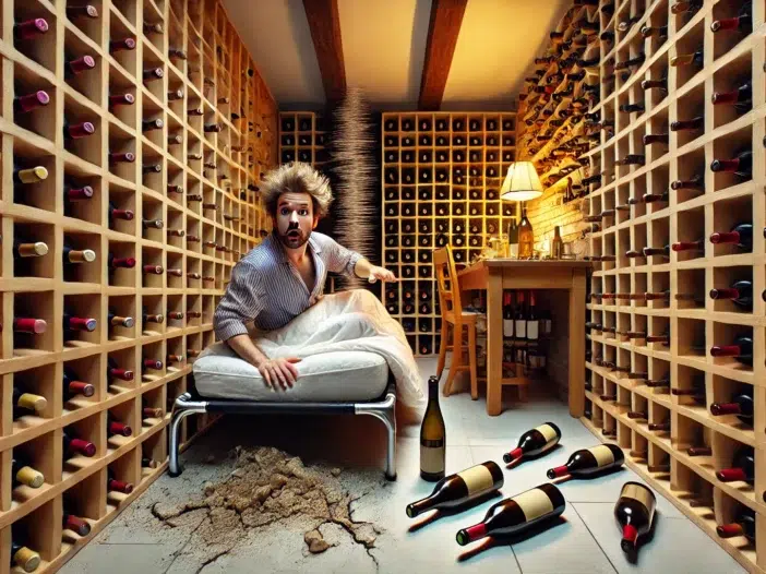 6 conseils pour votre cave (image générée par l'IA)