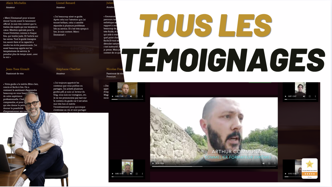 Témoignages Emmanuel Delmas Témoignages Emmanuel Delmas