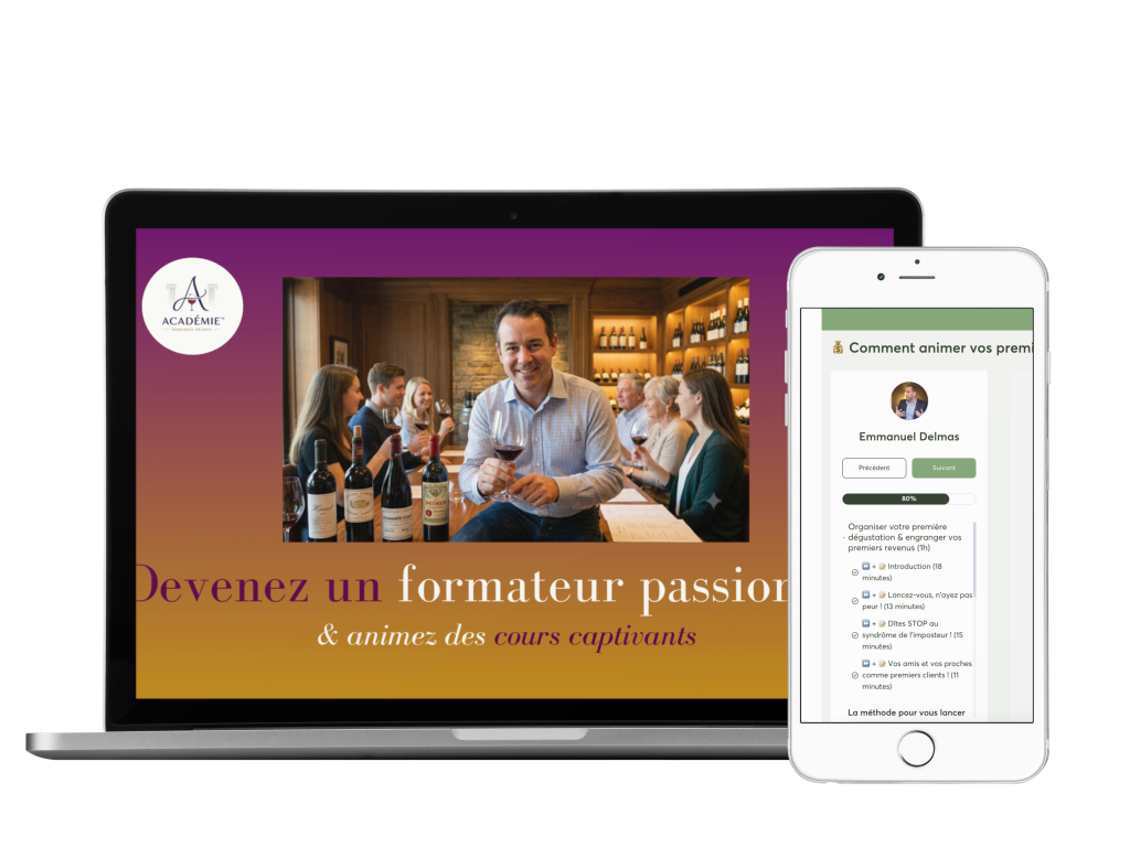 Formation pour devenir un formateur vin passionnant