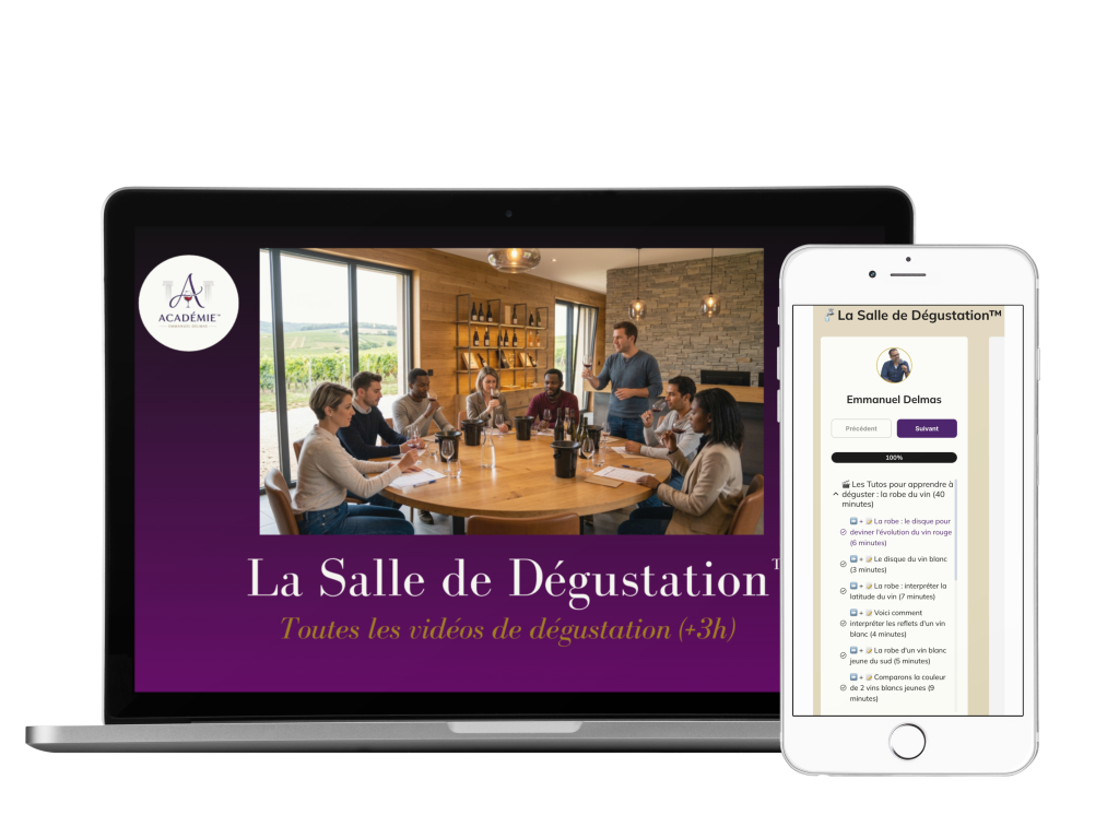 La Salle de dégustation de l'Académie du vin Emmanuel Delmas