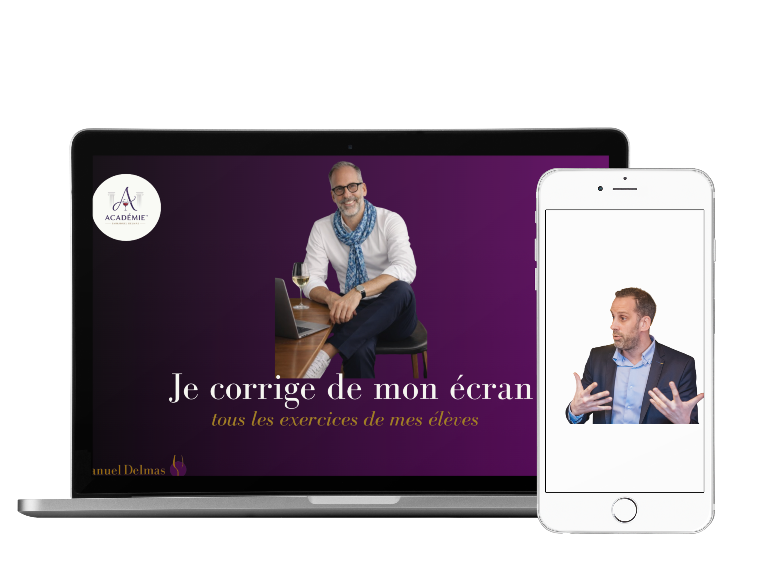 Apprendre le vin avec les corrections d'exercice par Emmanuel Delmas