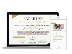 Certificat d'expertise de l'Académie™ Emmanuel Delmas