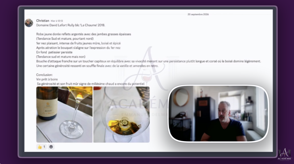 formation vin en ligne, la correction des élèves est la clé de leur réussite