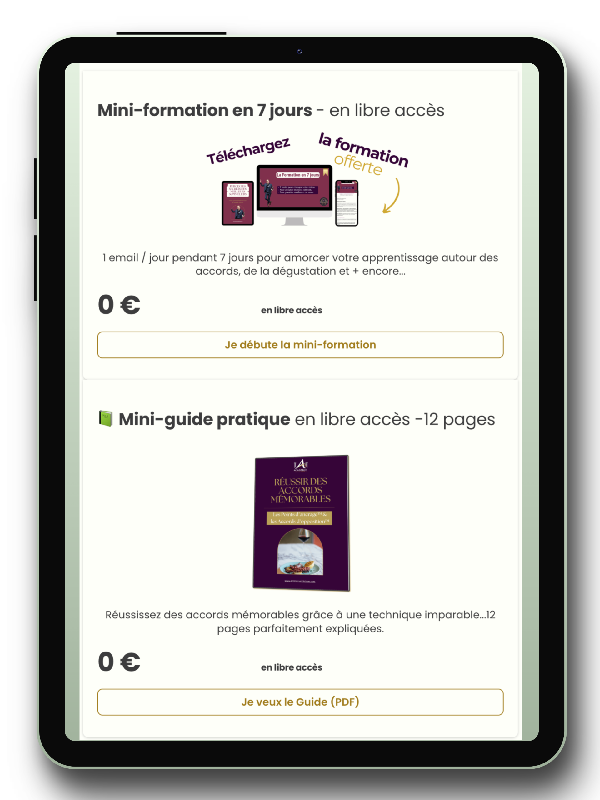 Ressources offertes pour apprendre à choisir et déguster le vin